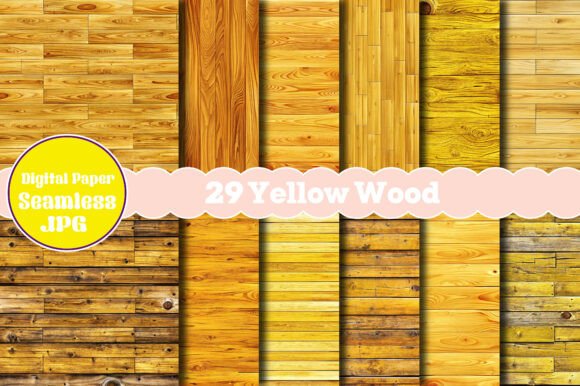 Download Yellow Wood Digital Paper Textures - Text Collection