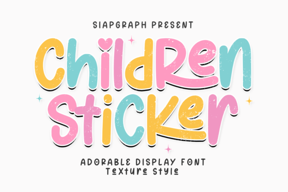 Download Children Sticker Texture - Text Collection