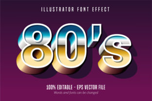 Download Bold Script Retro Text Style Font Effect - Text Collection