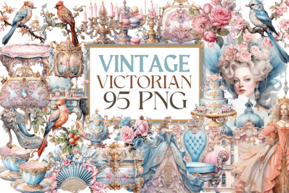Download Vintage Victorian Clipart - Vintage Collection