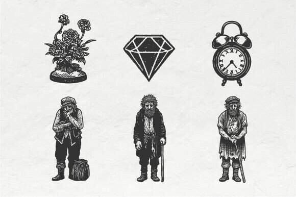 Download Lavish Power Vintage Illustration Vector - Vintage Collection