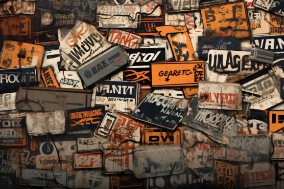 Download Retro Graffiti Background - Background Collection