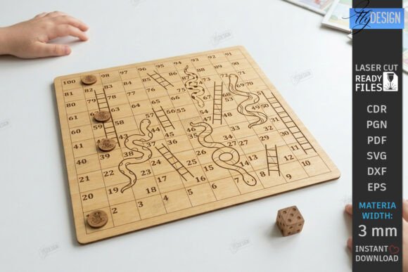 Download Vintage Board Game Designs Laser Cut - Vintage Collection